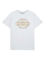 Load image into Gallery viewer, Casablanca Unity Is Power "White" T-shirt | White | Image 1