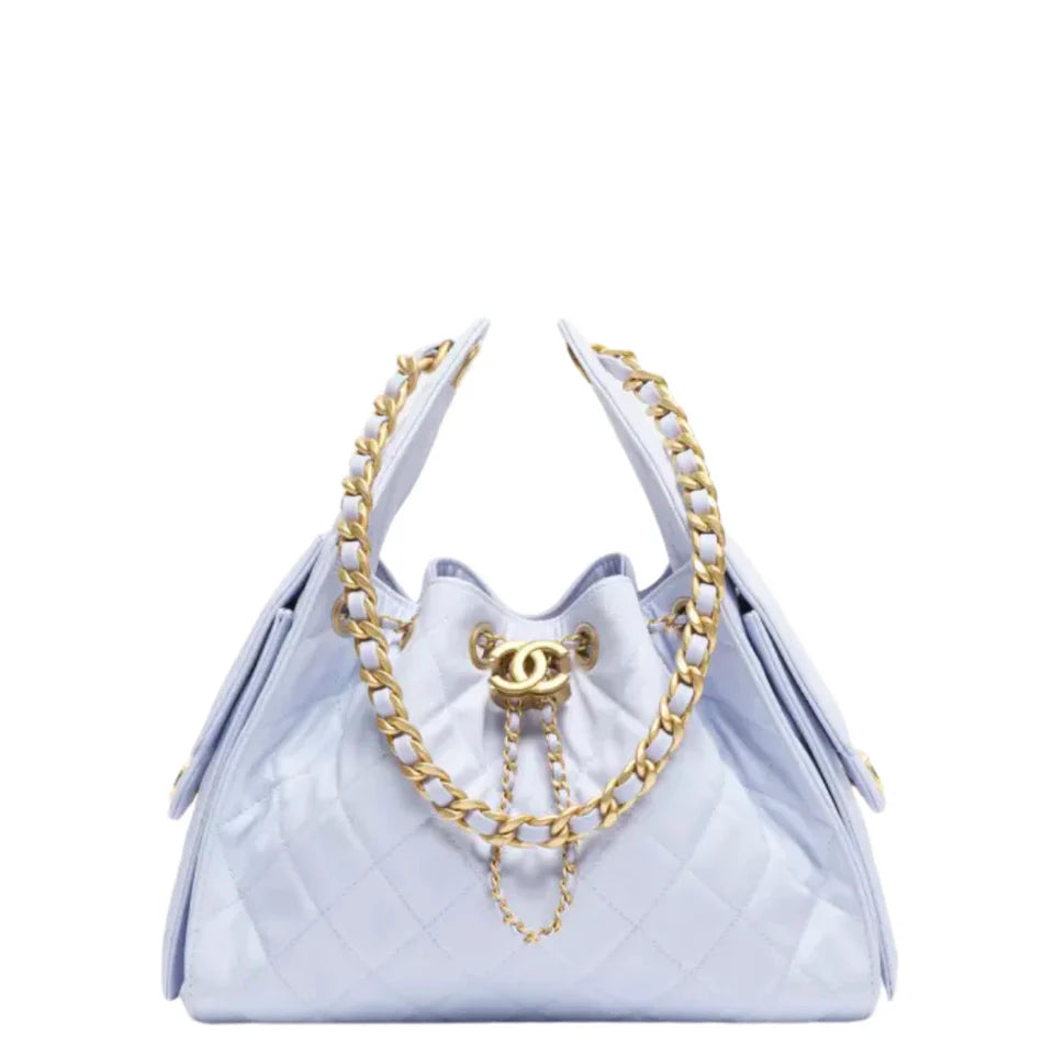 Chanel 25 Small Handbag Hobo Lilac