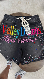 Load image into Gallery viewer, Vale Forever Ice Cream Jorts 'Black'