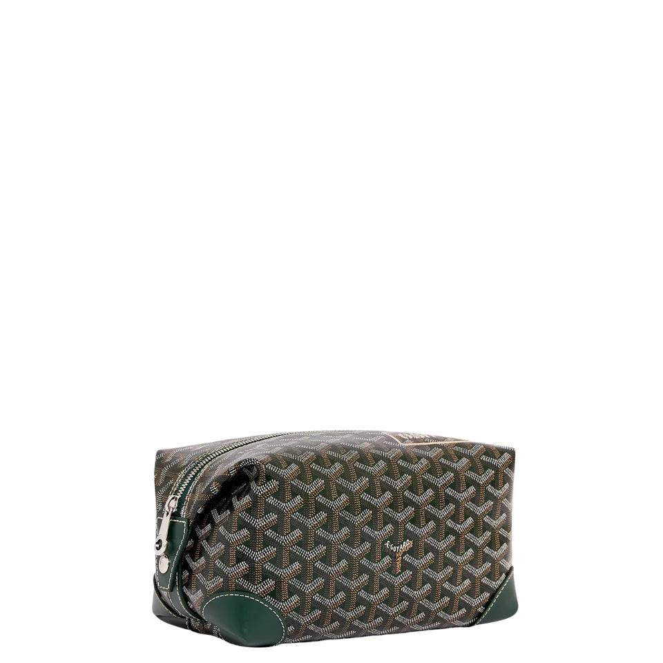 Goyard Bowling 25 Toiletry Bag Dark Green