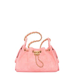 Load image into Gallery viewer, Chanel 25 Mini Handbag Suede Calfskin & Gold Metal Pink
