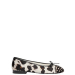 Load image into Gallery viewer, Chanel White Brown & Black Calfskin & Lambskin Ballet Flats