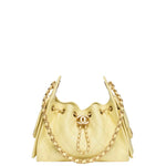 Load image into Gallery viewer, Chanel 25 Mini Handbag Grained Calfskin & Gold-Tone Metal Light Yellow