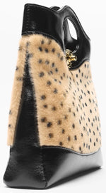 Load image into Gallery viewer, Chanel 31 Mini Tote in Light Beige & Black Lambskin