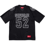 Load image into Gallery viewer, Supreme Spiderweb Football Jersey 'Black’