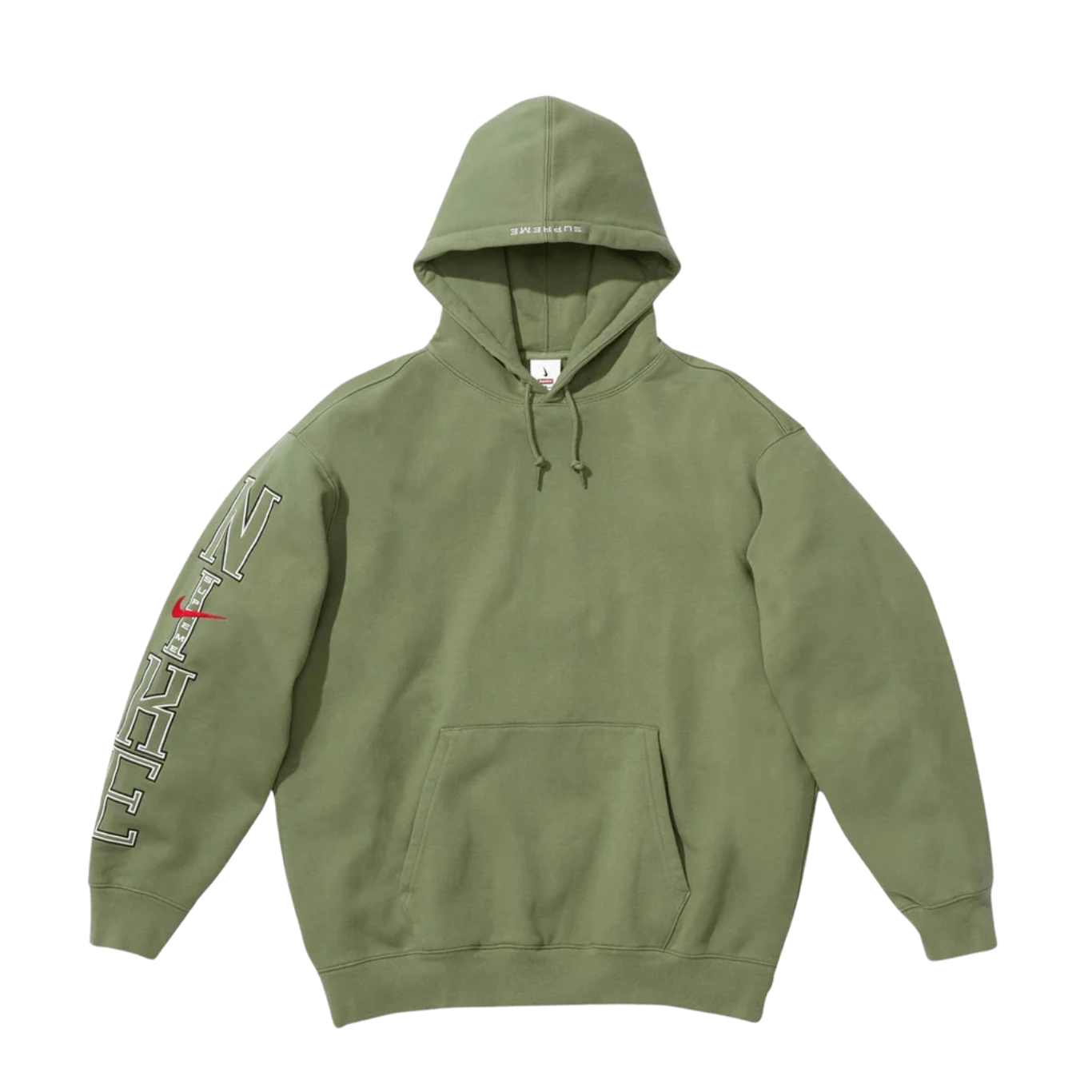 Supreme x Nike Hooded Sweatshirt 'Olive' – CrepsUK