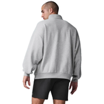 Load image into Gallery viewer, ALO Yoga Accolade 1/4 Zip Athletic Heather Grey Sweatshirt