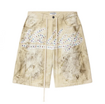 Load image into Gallery viewer, Vale forever reeses jorts dirt cream
