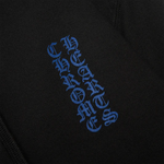 Load image into Gallery viewer, Chrome Hearts 1988 Script Logo Zip-Up Black Blue Hoodie