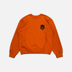 Load image into Gallery viewer, Chrome Hearts Dagger sweatshirt in orange, view 2