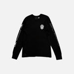Load image into Gallery viewer, Chrome Hearts Deadly Doll horseshoe thermal long sleeve T-shirt in black, view 2