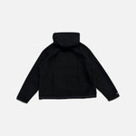 Load image into Gallery viewer, Chrome Hearts fleece hoodie in black with embroidered horseshoe emblem, view 2