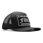 Load image into Gallery viewer, Chrome Hearts Fuck Hollywood Black Trucker Cap