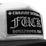 Load image into Gallery viewer, Chrome Hearts Fuck Hollywood White Black Trucker Cap