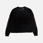 Load image into Gallery viewer, Chrome Hearts Fuck You Neck long sleeve T-shirt in black and brown