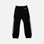 Load image into Gallery viewer, Chrome Hearts Fuck You Scroll joggers in black with scroll graphic