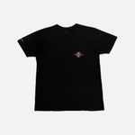Load image into Gallery viewer, Chrome Hearts Guns N Roses Cross Spread T-shirt in black with cross graphic, view 2
