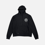 Load image into Gallery viewer, Chrome Hearts Las Vegas hoodie in black with the brand's horseshoe logo, view 2