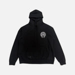 Load image into Gallery viewer, Chrome Hearts London Horseshoe hoodie in black with the horseshoe emblem, view 2