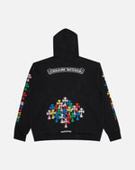 Load image into Gallery viewer, Chrome Hearts Multicolour Cemetery Cross Hoodie Black - view 2