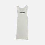 Load image into Gallery viewer, Chrome Hearts Neck Scroll sleeveless vest dress in white, view 2