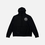 Load image into Gallery viewer, Chrome Hearts Osaka Horseshoe hoodie in black with horseshoe emblem, view 2