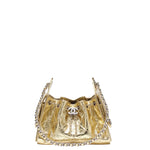 Load image into Gallery viewer, Chanel 25 Mini Handbag Metallic Calfskin & Silver-Tone Metal Gold