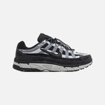 Load image into Gallery viewer, Nike P-6000 Premium sneaker in dark anthracite mesh with smoke grey leather overlays and metallic accents