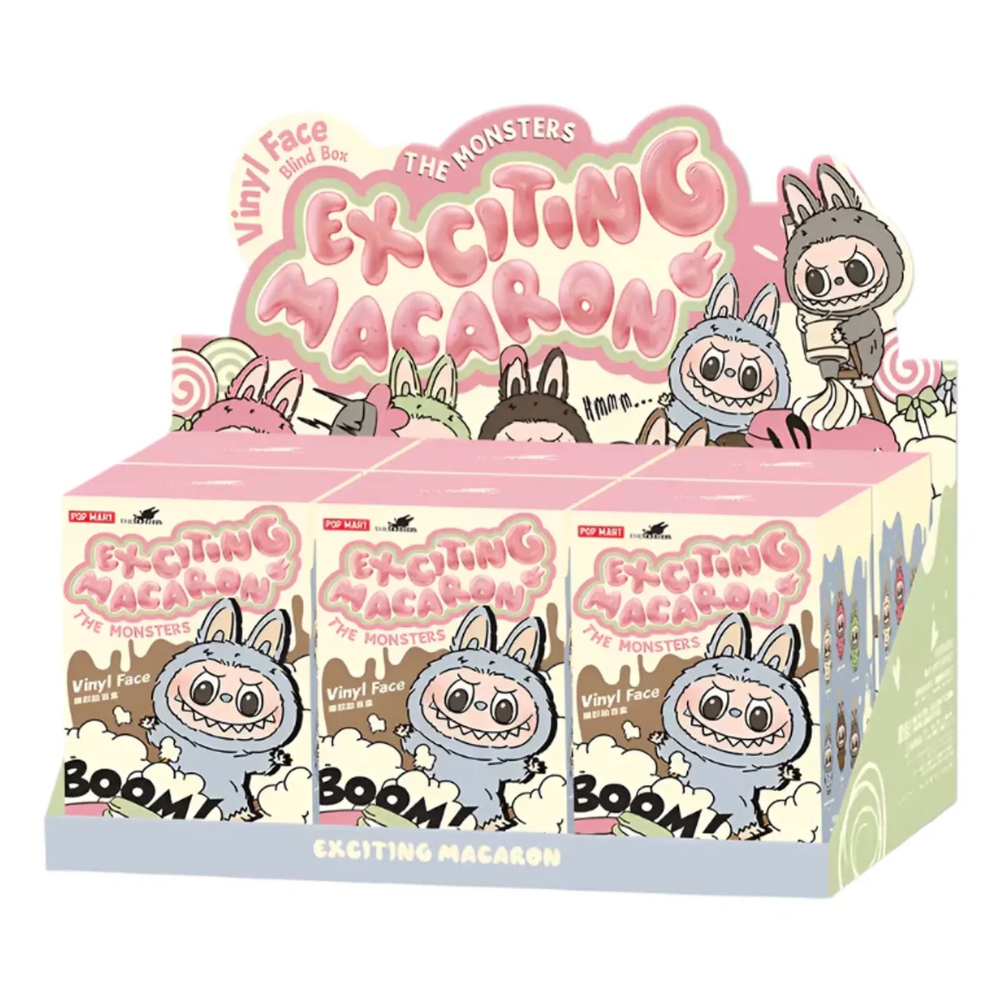 Pop Mart The Monsters Labubu Exciting Macaron Blind Box