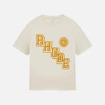 Load image into Gallery viewer, Rhude White Collegiate Crest T-Shirt for men