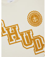 Load image into Gallery viewer, Rhude White Collegiate Crest T-Shirt for men