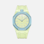 Load image into Gallery viewer, Wrist Strap for Swatch x Audemars Piguet Royal Pop Blaue Acht, Rubber / Lime Green