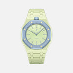 Load image into Gallery viewer, Wrist Strap for Swatch x Audemars Piguet Royal Pop Blaue Acht, Bioceramic / Lime Green