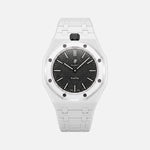 Load image into Gallery viewer, Wrist Strap for Swatch x Audemars Piguet Royal Pop Ocho Negro, Bioceramic / White