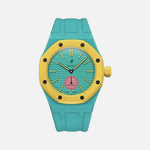Load image into Gallery viewer, Wrist Strap for Swatch x Audemars Piguet Royal Pop Otg Roz, Rubber / Turquoise