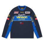 Load image into Gallery viewer, Supreme x Vanson L/S Navy Top (SS26)
