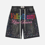 Load image into Gallery viewer, Vale Forever Ice Cream Jorts 'Black'