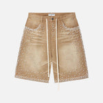 Load image into Gallery viewer, Vale Forever Sand Storm Jorts 'Tan'
