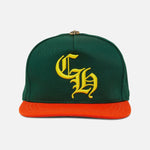 Load image into Gallery viewer, Chrome Hearts Miami Exclusive CH Baseball Cap Green/Orange - front