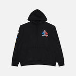 Load image into Gallery viewer, Chrome Hearts Multicolour Cemetery Cross Hoodie Black - front