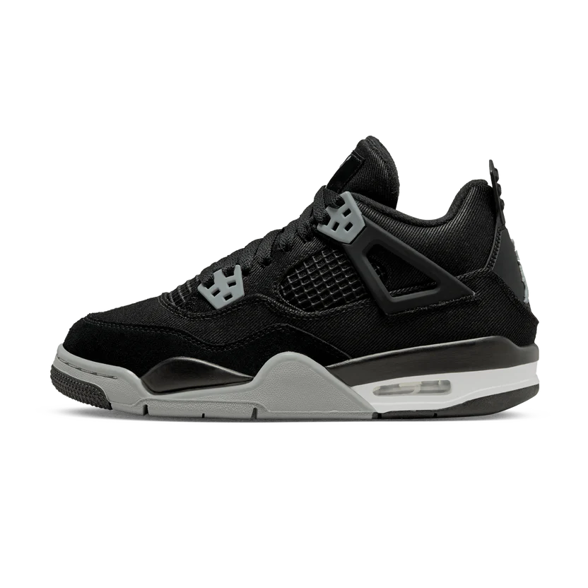 Air Jordan 4 Retro Se Gs 'Black Canvas'