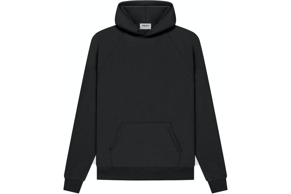 Fear Of God Essentials Black / Stretch Limo Back Logo Hoodie (Ss21)