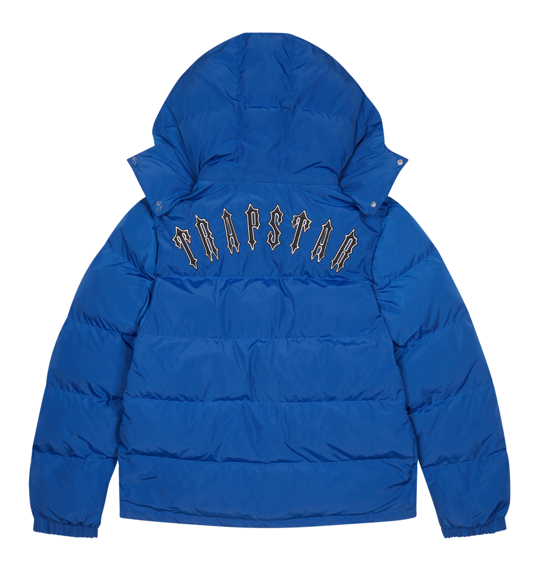 Trapstar Irongate Detachable Hooded Puffer Jacket - Dazzling Blue