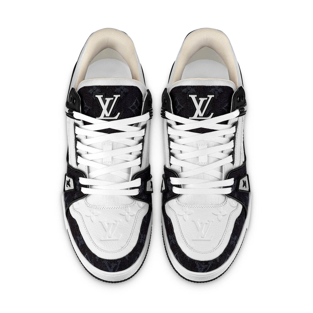 Louis Vuitton Lv Trainer White Black White