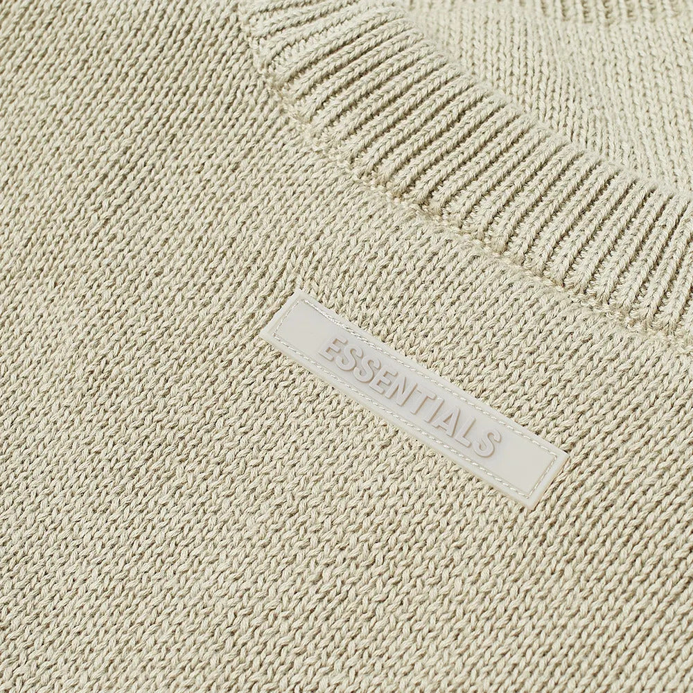 Fear Of God Essentials Pistachio Knit Sweatshirt Kids