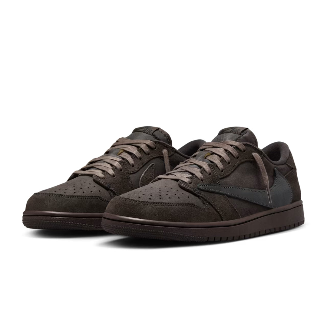 Air Jordan 1 Retro Low OG SP Travis Scott 'Velvet Brown'