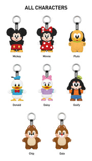 Pop Mart Mickey Family Cute Together Keychain Series Figures Blind Box