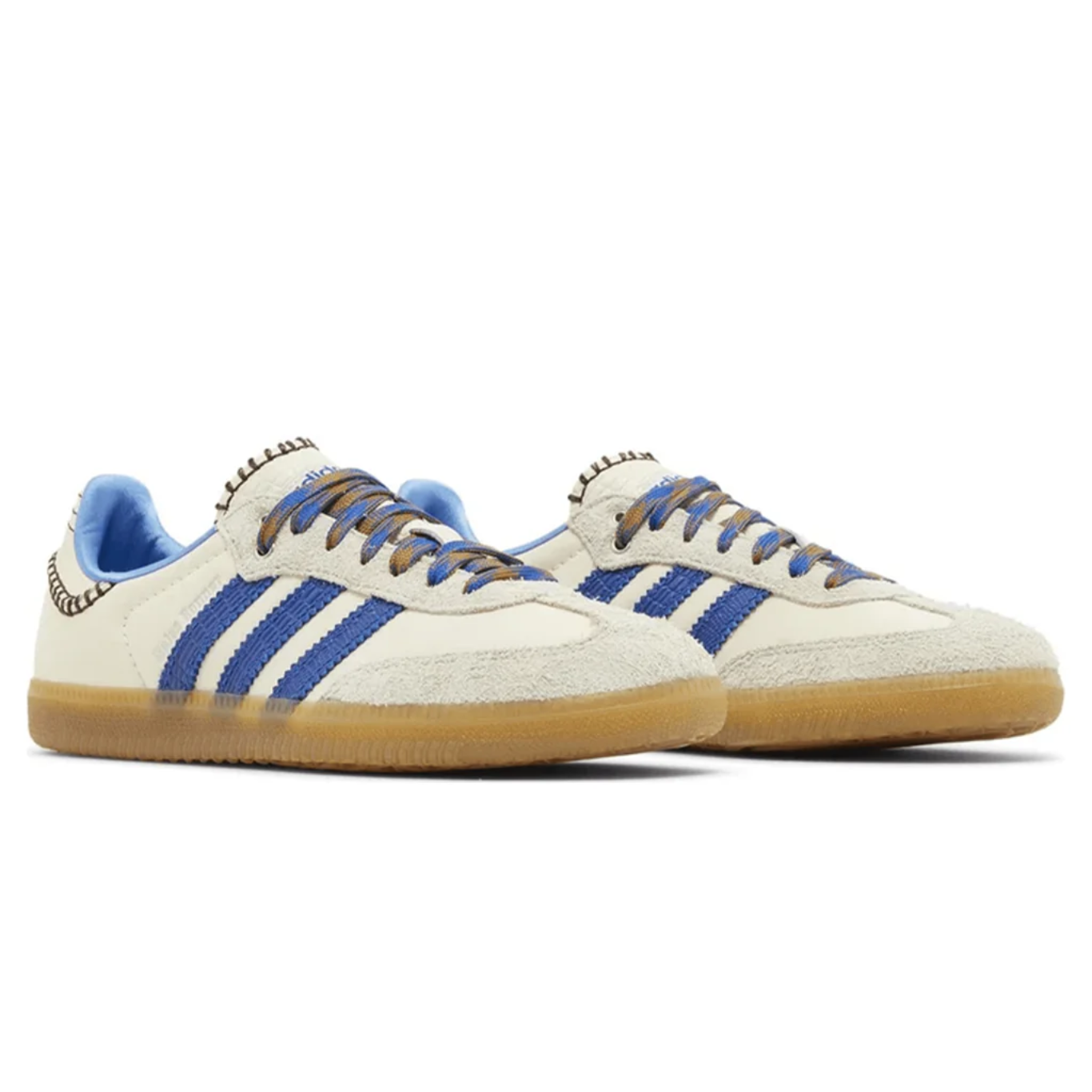 Wales Bonner x adidas Samba Nylon 'Wonder Clay Royal Blue'