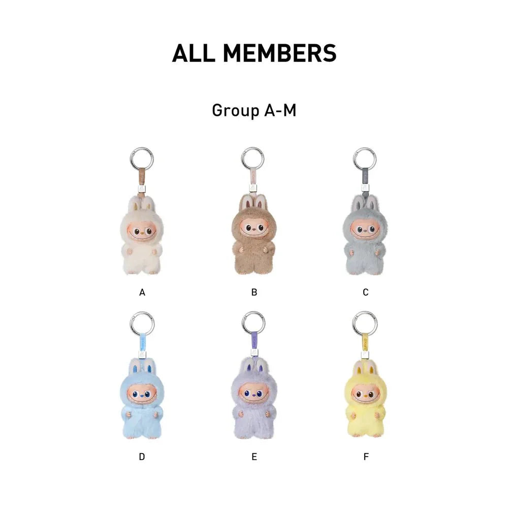 Pop Mart Labubu The Monsters Pin for Love Series Vinyl Plush Pendant (A-M) (14 Blind Boxes)