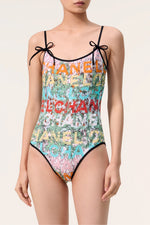 Load image into Gallery viewer, Chanel Coco Beach 2026 collection Multi Colour Print Swimsuit